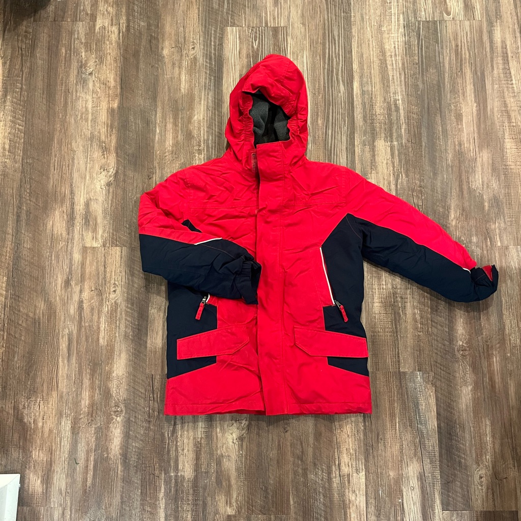 Lands' End Kids Ski/Snow Jacket In Red And Navy